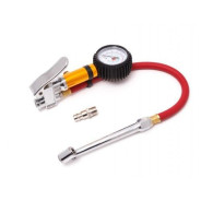 Пистолет для подкачки шин с манометром и  наконечником  для груз. колес  ...Partner STG-04