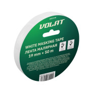 Лента малярная 19ммх50м белая  ВОЛАТ 51019-50