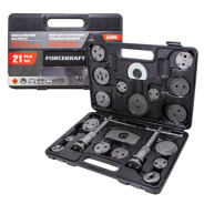 Набор инструментов для обслуживания тормозных цилиндров 21пр. (право/левосторонний привод), в кейсе ...FORCEKRAFT FK-65806 (Euro)
