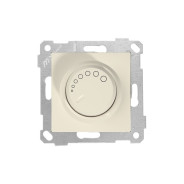 Выключатель поворотный, диммер, скрытой установки, 1000Вт, кремовый, RITA,  ...MUTLUSAN 2200 444 0202