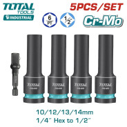 Набор ударных головок 1/2 "   (5 шт)TOTAL THKISD12052L