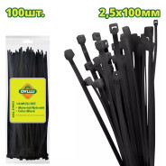 Хомут-стяжка кабельный 100x2,5мм   (100 шт)DYLLU DTTEB510025