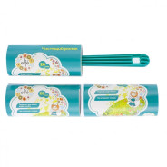 Набор: чистящий ролик  для одежды с двумя сменными блоками, 20 слоев ELFE ...Elfe 93105