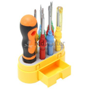 Отвертка со сменными насадками PH, SL, Y, TORX, U, TS в комплекте с пробником.10пр.  ...BaumAuto BM-3031610