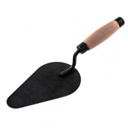 Кельма печника стальная, деревянная усиленная ручка   86222