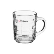 Кружка стеклянная, 230 мл, серия Кристалл  PERFECTO LINEA 30-230050