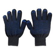 Перчатки х/б с ПВХ "Точка", 10класс, черные (мин. риски) ...GAOMI JIATE LTD 