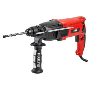 Перфоратор П 280РЭМ сетевой , ДМ ,1000Вт ,  1300 об.мин,  2,8 Дж ,кейс, + патрон / 2 зубила / 3 бура...ELITECH 204026