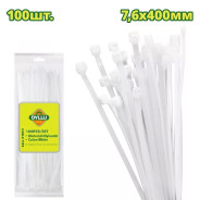 Хомут-стяжка кабельный 400x7,6мм   (100 шт)DYLLU DTTE340076