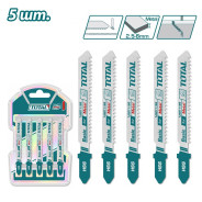 Пилка для лобзика 50 мм по металлу   (5 шт)TOTAL TJSBT118B