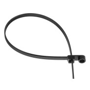 Хомут-стяжка с монтажным отверстием 4.8х160 mm черный (100 шт)  ...STARFIX SM-64481-100