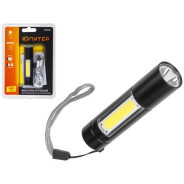 Фонарь ручной светодиодный аккумуляторный 1Вт+1Вт  ЮПИТЕР JP1058