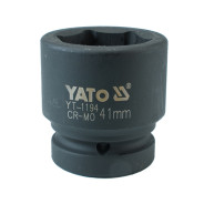 Головка торцевая ударная 1" 6гр. 41mm L65mm CrMo  YATO YT-1194