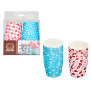 Формы для выпечки кексов, бумажные, "Люкс", 24 шт., 5х4,5 см  ...MARMITON 17054