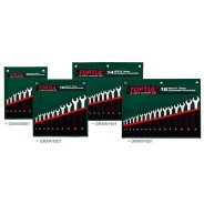 Набор ключей ккомбинированных 8-24 m 15° Pro-Line 14 шт в сумке (цвет: зелёный)  ...Toptul GRAW1401