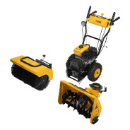 Гибридная снегоуборочная машина с функц. подметания SWB-600, 212 сс, руч. старт, 2 насадки  ...DENZEL 97661