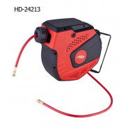 Шланг ПВХ пневматический 6.5ммх14м 2.0MPa с наружной резьбой 1/4" на автоматической катушке  ...H-D HD-24213