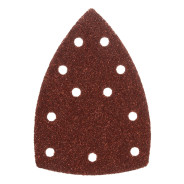 Треугольник абразивный на ворc. подложке под "липучку", перф., P 40, 150х150х100 мм, 5 шт....DENZEL 738577