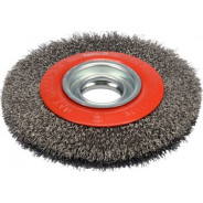 Щётка-крацовка торцевая мягкая 150х32мм INOX  YATO YT-47554