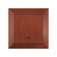 Выключатель промежуточный многопозиционный (скрытый, пруж. зажим) вишня, DARIA (10 A, 250 V, IP 20) ...MUTLUSAN 2120 408 0156