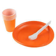 Набор одноразовой посуды "6 персон" NV Plus  NOVAX 0153NVP