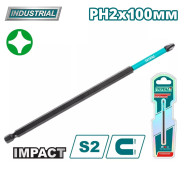 Бита ударная PH2 100 мм  TOTAL TACIM71PH2100