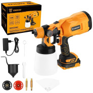 Краскопульт аккумуляторный, 20В, 1 АКБ, 2,3 А/ч, сопло 1,0/1,8/2,5 мм, 500 мл/мин,  DEKO DSG20K2...Deko 084-0012