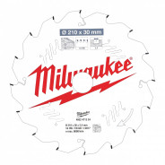 Диск пильный 210х2.4х30 мм/Z16 (дерево) MILWAUKEE Milwaukee 4932471324