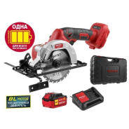 Аккумуляторная циркулярная пила, 18В, БЕСЩЕТОЧНЫЙ, С АКБ И ЗУ, 140х20 mm, до 45 mm,   CCS 1814 ALL1 ...WORTEX 329269