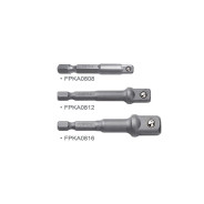 Набор переходников 1/4" под шуруповерт 3 ед. (1/4", 3/8", 1/2")  ...Toptul GAAR0301