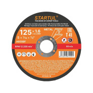Круг отрезной 125х1.6x22.2 мм для металла  STANDART  STARTUL ST5125-16