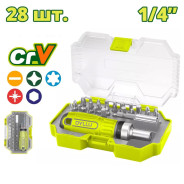 Отвертка с набором бит   (28 предметов)DYLLU DTSS8B28