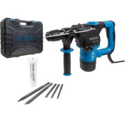 Перфоратор BH 3202 , 1500 Вт, 6,5 Дж, 32 мм, 2 реж. + 2 зуб., 3 сверла, SDS-plus (4,5 кг)  ...BULL 1325783