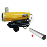 Нагреватель переносной дизел. BV 290 E (непрям.) + Труба для отвода вых газов Ф150mmх100 см  ...Master 4013.215-1
