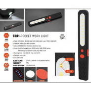 Фонарь светодиодный 400lm, 5+3W, 20M, 3.7V, 1200mAh, IP20, Type-C  YATO S501