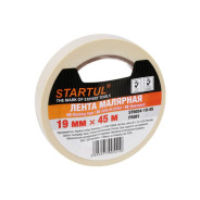 Лента малярная 19ммх45м PROFI (), белая (производство РФ)  STARTUL ST9054-19-45