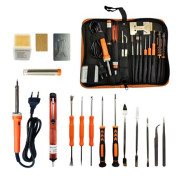 Паяльник электрический с набором инструментов и аксессуаров 17 пр.  ...Forsage F-8272-17