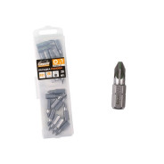 Насадка крестообразная PZ1 25mm 20шт (бита Pozidrive позидрив сталь S2 магнитная)  ...GEPARD GP3603-25