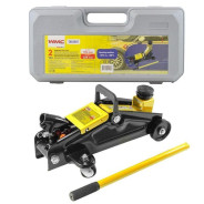 Домкрат подкатной гидравлический 2т (h min 135мм, h max 320мм) в кейсе  ...WMC TOOLS WMC-TA82007