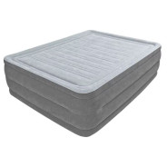 Надувная кровать Queen Comfort-Plush  152х203х56 см. встр. электрич.насос  ...INTEX 64418