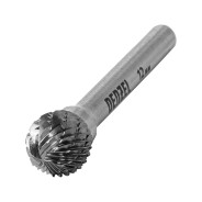 Борфреза по металлу твердосплавная, шарообразная, тип-D, 12 mm  ...DENZEL 72031