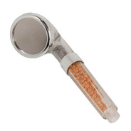 Лейка душевая (поликарбонат/нерж.сталь;L-25см;?-8см;фильтрация-ионная;0-80°С;массаж,экон. воды до 30...ISMA ISMA-SK-00598