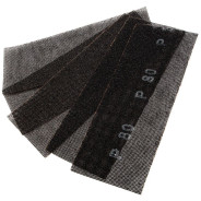 Сетка абразивная, P 80, 115 х 280 мм, 5 шт.  DENZEL 75169