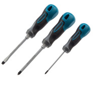 Набор отверток комбинированный 3 шт., S2, трехкомпонентная рукоятка  ...Gross 12167