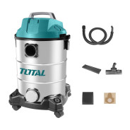 Пылесос строительный 1300Вт, 30л,  TOTAL TVC13301