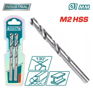 Сверло по металлу M2 HSS 1мм   (2шт.)TOTAL TAC1200102
