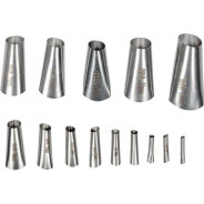 Насадки из нержавеющей стали для нанесения густых масс, набор 14 предметов   YT-52622...YATO 132783