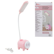 Светильник светодиодный настольный 1200mah (розовый)  FORCEKRAFT FK-DE3064