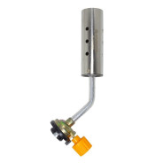 Горелка газовая паяльная на цанговый баллон (t-1300гр., L-210мм)  ...Rock FORCE RF-210GB