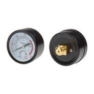 Манометр для компрессора, резьба 1/4", давление - 0-12бар,  ...ECO AES-14PG